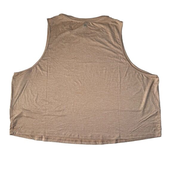 Fabletics Women’s Blake Muscle Tank Heather Brown Size 3X NWT - Picture 2 of 12